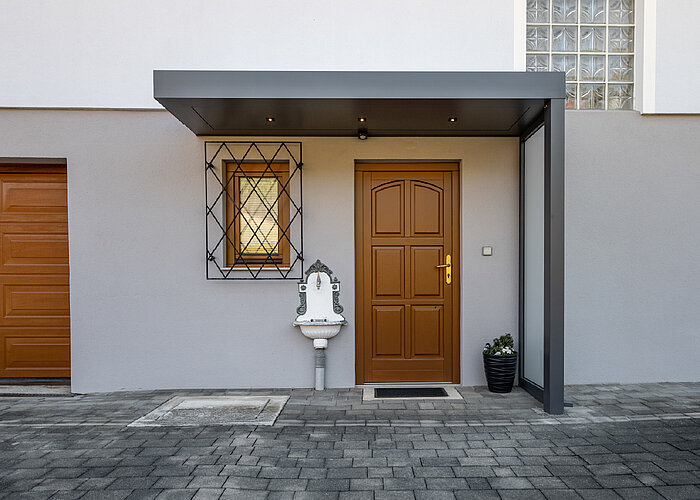 Eingangsüberdachung Eingang überdachen